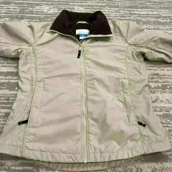 Columbia coat size small fleece lined jacket zipper pockets barn jacket - Picture 4 of 13